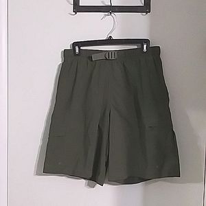 Columbia Cargo Shorts Fishing Hiking Olive Green Men's Small